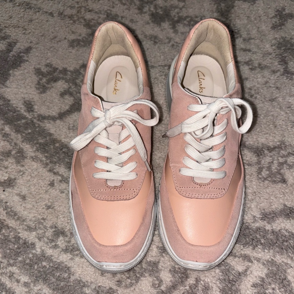 Clark’s Sprint Lite Pink Sneakers, US 8M